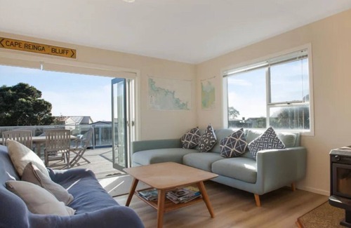 Taupo Bay House | Taupo Bay holiday home - 6 Bedrooms, 2 Bathrooms plenty of parking for the boat
