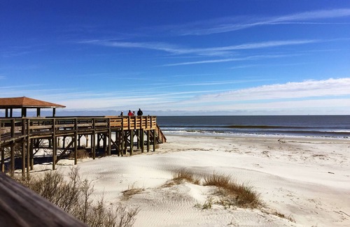 Sapelo Island Apartment | Tea Cake Cottage Suite nestled among 200 year old Live Oaks