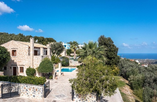 Agia Triada Villa | Teacher's cottage,pool,Quiet area,Near tavern