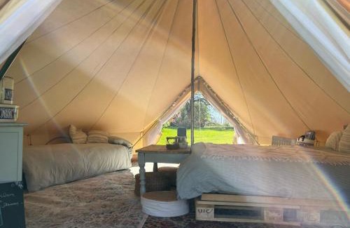 Fosses-La-Ville Other | Tente glamping "bluebird" à la Ferme de la Chevêche