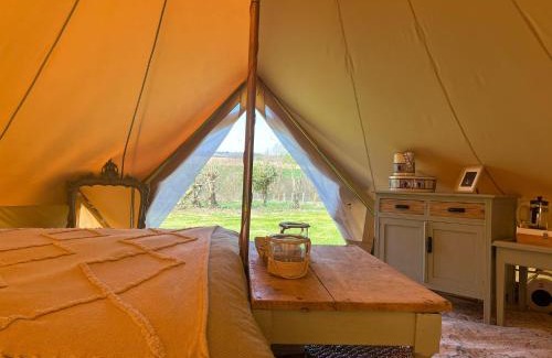 Fosses-La-Ville Other | Tente glamping "bluebird" à la Ferme de la Chevêche
