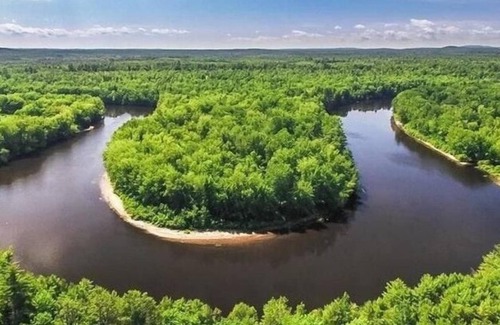 East Baldwin RV Rental | Tentrr Signature Site - Horseshoe River : Hidden Beach