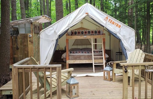 Purling RV Rental | Tentrr Signature Site - Purling Water - Coleman Outfitted Site