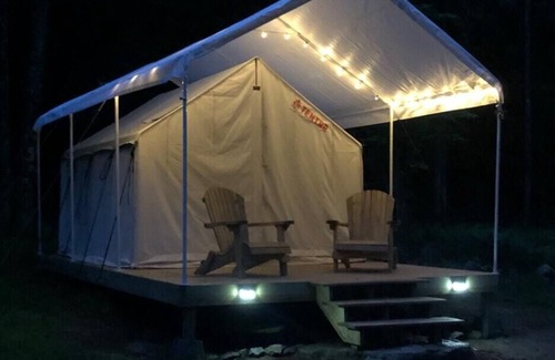 Ashfield RV Rental | Tentrr Signature Site - Four Oaks at Camp Temike