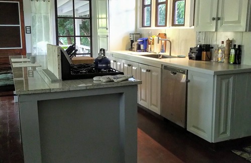 Dickenson Bay Cottage | TERRA COTTAGE Caribbean Cottage - huge covered porch & private pool & drivewa