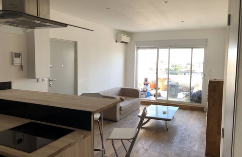 Le Canet Apartment | Terrace with panoramic views of the Frioul islands