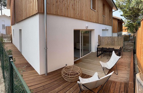 Lacanau-Ocean Apartment | Terraced house 3 bedrooms in beautiful new residence, south beach