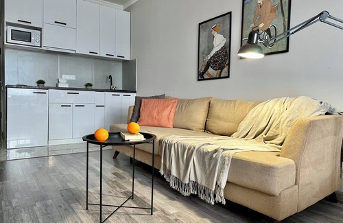 Bouvet Island Apartment | "Terracotta" cozy studio with mountain view in Almaty with AC, WiFi
