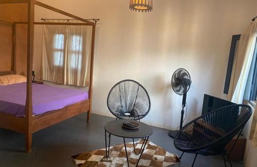 Senegal Bed & Breakfast | Terrasse Maisonnette Chambre jardin