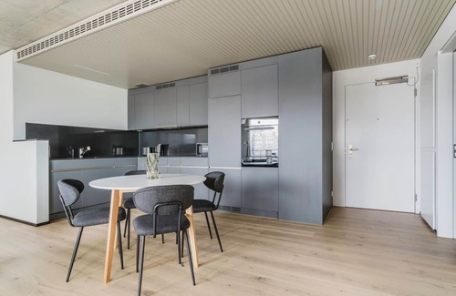 Seebach Apartment | Terrific Oerlikon 1BR w/Balcony, W/D & Elevator, by Blueground