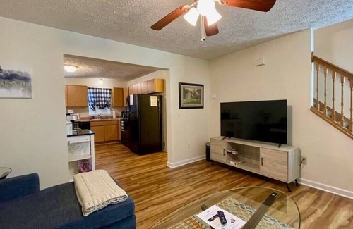 Sylva Apartment | The Blue Door at Sylva Home Base Apartments