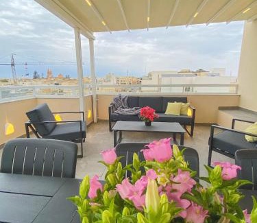 Naxxar Apartment | The Blue Mill Penthouse with Beautiful Views