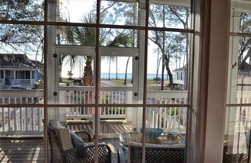 Melrose on the Beach Villa | The Captain's Choice - Unobstructed Ocean View - Best porch on Avenue of Oaks