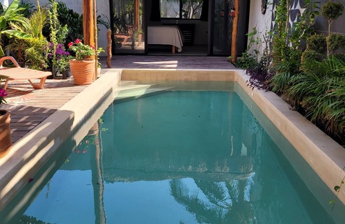 Chuburna Puerto Apartment | The Cenote suite, detached room, with its own private pool