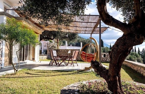 Leivathos House | The Cerulean Villa. The Concord of Blue and Green!