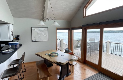 East Jordan Ski Chalet | The Chalet on Beautiful Lake Charlevoix w/Docking