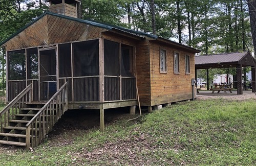 Grassy Cabin | The Chapel Cabin at Twin Bridges Campground