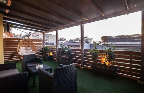 Kinosargous Apartment | The Condo Spacious terrace Acropolis Views