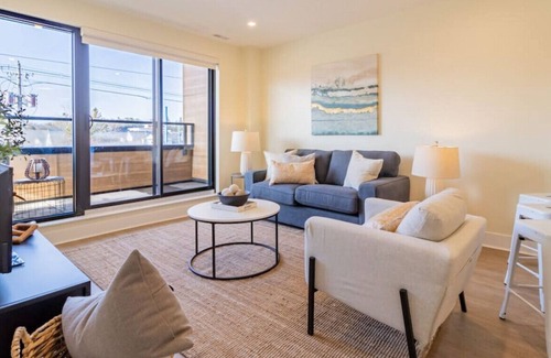 Grand Bend Apartment | The Cove 201: Luxury Condo on Main St, Near Beach