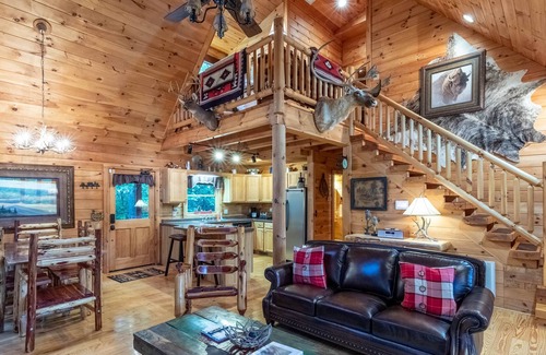 Sylva Cabin | The Cozy Cabin - Charming Mountain Cabin Nestled in the Smoky Mountain Trees