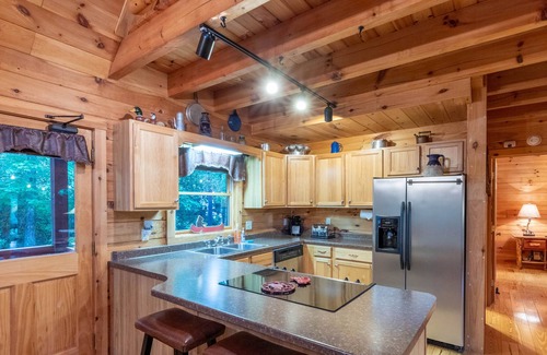Sylva Cabin | The Cozy Cabin - Charming Mountain Cabin Nestled in the Smoky Mountain Trees