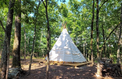 Cedarcreek RV Rental | The Crow Tipi at Cedar Ridge Ranch & Trails