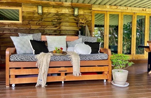 West Woombye House | The Dairy Cottage - rustic timber cottage with outdoor living, set on acreage