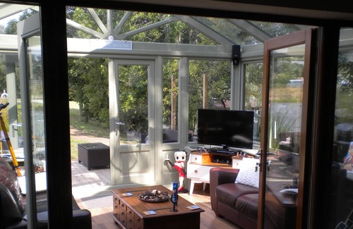 Mosborough Cabin | The Derbyshire Boathouse , a secluded lakeside log cabin private fly fishing
