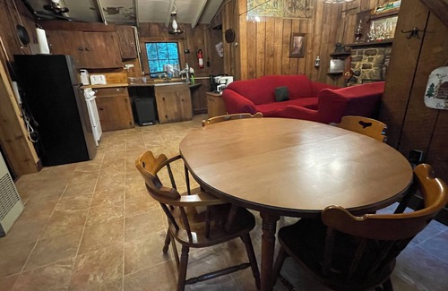 James City Cabin | The Den: a cozy, rustic cabin in Kane off the beaten path near prime ATV trails