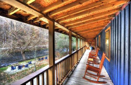 Bryson City Condo | The Hala Lodge and Campground -Riverfront Class 3 -1Bed/1Bath on Nantahala River