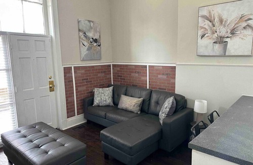 Evansville Apartment | The Harrison A/1BD/1BA Apt steps from Riverfront