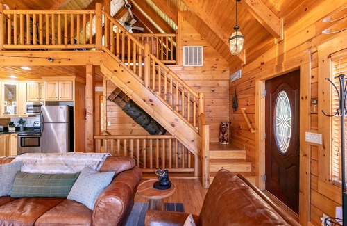 Alpendorf Cabin | The Heartwood - game room, fire pit, privacy