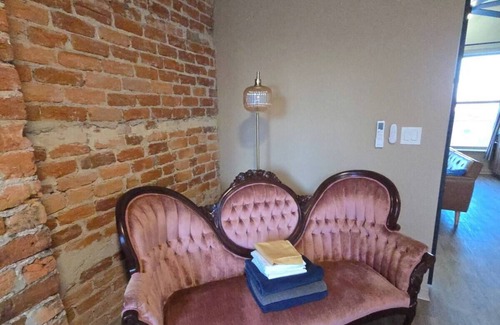 Petersburg Apartment | The Henry Lofts 2-bedroom apt., dog friendly fenced yard, arcade, coffee shops