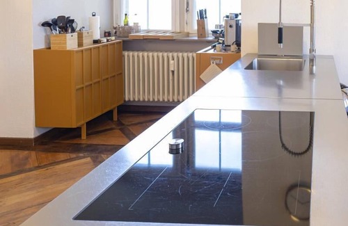 Kirchberg an der Jagst House | The historic castle tower in Kirchberg boasts spectacular views, parquet flooring, stucco and a modern interior