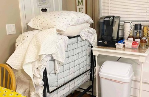Billerica Apartment | The Hive: A Honeybee-Themed Retreat. Wi-fi, Video Games, EV Charger, Garden View