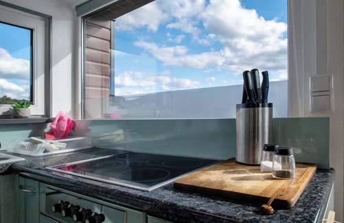 Muritz Boat Rental | The House Boat 'Fritze Bollmann ' with Lake View, Private Terrace and Wi-Fi