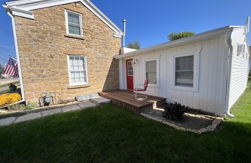Sabula House | The Iowa Stone House. Enjoy Historic Charm and Spacious Modern Comfort.