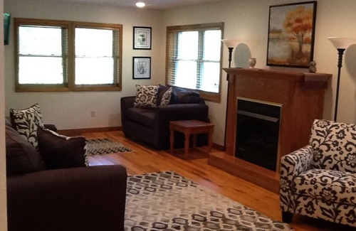 Elkins House | The landing on the shaver's fork
