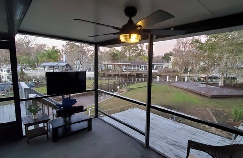 Astor House | The Launch Pad - Dog-friendly House with Boat Ramp on deep canal corner lot