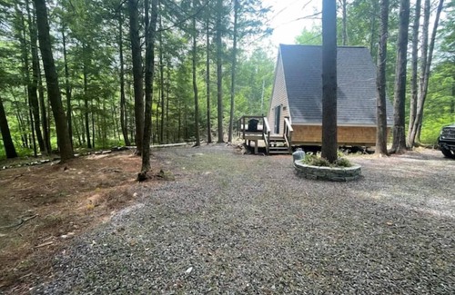 Standish Cabin | THE LILLIPAD.Off-grid A frame. Sebago lake region!