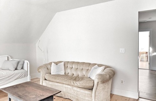 Meredith Apartment | The Lilly Pad. Downtown Meredith, peek-a-boo views of Lake Winnipesaukee!