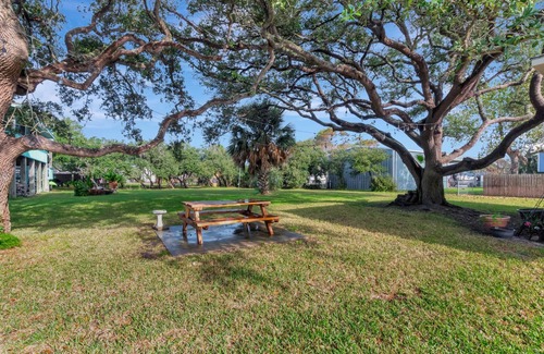 Port O Connor House | The Live Oak House is family friendly in a quiet area 2 blocks from the beach