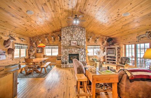 Putnam County House | The Lodge in Powersville with Game Room and Fire Pit