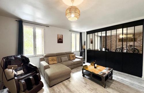Lormont Villa | The Loft Factory 4 Chambres Vue Garonne + Jardin