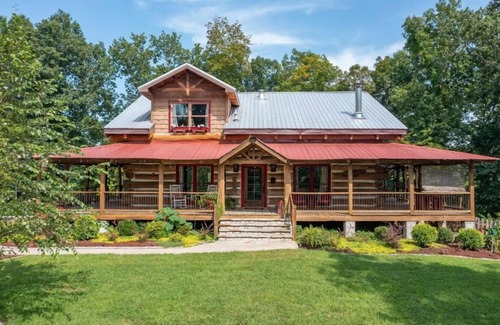 Cottontown Cabin | The Log Palace Private Guest Suite 2 Bedroom Cabin by RedAwning