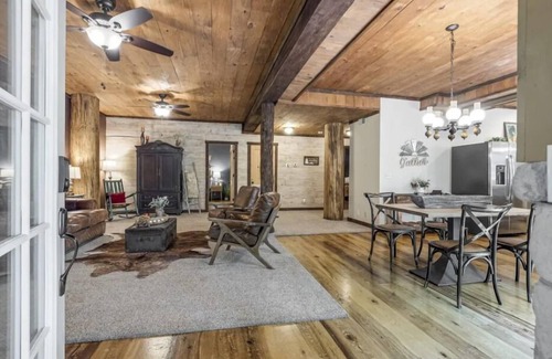 Cottontown Cabin | The Log Palace Private Guest Suite 2 Bedroom Cabin by RedAwning