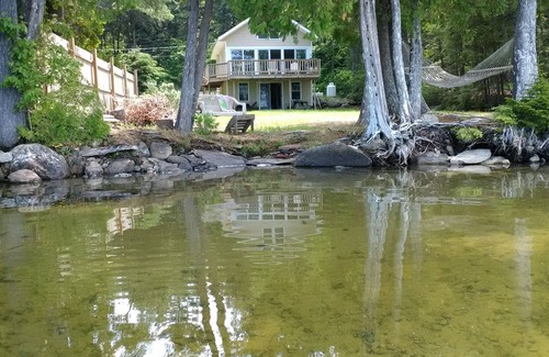 Lee House | The Loon House is on beautiful, clean spring fed Silver lake.