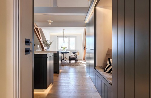 Flims Apartment | The luxurious 4.5 room attic apartment, 120m2 is located in a historic building