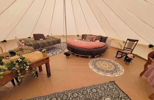 Keswick Ridge Cabin | The Meadow Bell Tent - Glamping in a Wild Orchard near Fredericton, NB!