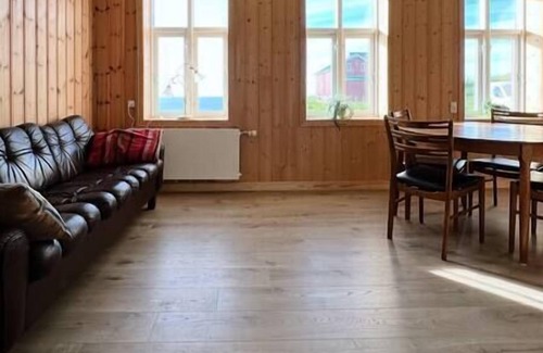 Faroe Islands House | The Monk. The Yellow House by the end of Suðuroy